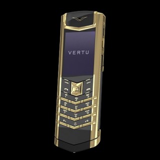 Vertu signature s design gold