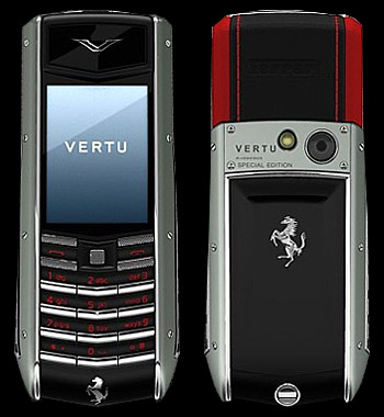 Vertu ascent ti ferrari rosso